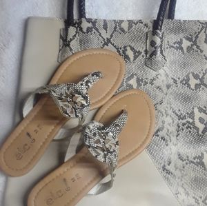 Rue 21 bag & matching sandals